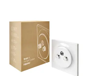 FIBARO Walli N TV-SAT Outlet FGWTFEU-021 / Koaxiální zásuvka bez inteligence 