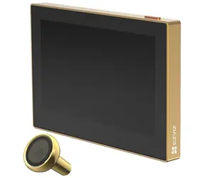 EZVIZ HP2 Chytré dveřní kukátko zlatá / 146° / Wi-Fi / 2K / Monitor 4.3" / 2200 mAh