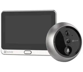 EZVIZ DP2C Chytré dvěřní kukátko stříbrná / Wi-Fi / 1080p / kukátko / zvonek / IR 5m / PIR / LCD 4.3"
