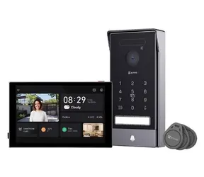 EZVIZ HP7 Pro 4K Chytrý domácí interkom černo-stříbrná / Wi-Fi / 4K / dotykový monitor 8" / bezdrátový zvonek / IP65
