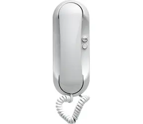 Rozbaleno - TESLA ESO bílá / Domácí telefon / elektronické vyzvánění / 1 tlačítko el. zámku / rozbaleno