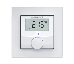 Homematic IP HmIP-WTH-3 Nástěnný termostat se senzorem vlhkosti / IP20 / napájení 2x AAA
