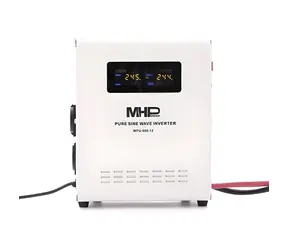 Rozbaleno - MHPower WPU-500-12 / Napěťový měnič / 500W / čistý sinus / 12V / rozbaleno
