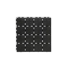 PROSPERPLAST Zahradní dlaždice EASY SQUARE 9ks černá / 40 x 40 cm 