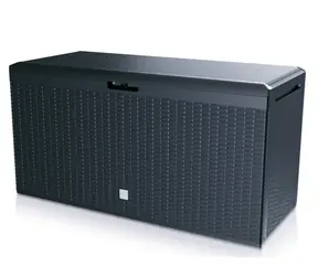 PROSPERPLAST Zahradní box BOXE RATO PLUS černá / 290l / 114 x 60 x 47 cm
