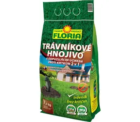 Agro Floria trávníkové hnojivo s odpuzujícím účinkem proti krtkům 7.5 kg