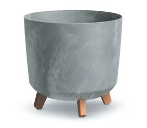 PROSPERPLAST GRACIA TUBUS 29.8 cm beton effect / Květináč 
