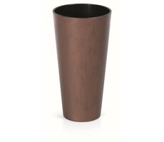 PROSPERPLAST TUBUS SLIM CORTEN patinující ocel 30 cm / Květináč 