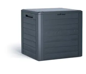 PROSPERPLAST WOODEBOX antracit 140L / Zahradní box 