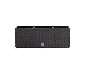 PROSPERPLAST Rato Case 51.4 x 19 x 18.6 cm hnědá / Samozavlažovací květináč 