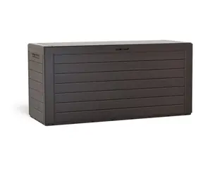 PROSPERPLAST WOODEBOX hnědá 280L / Zahradní box 
