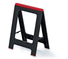 PROSPERPLAST TITAN STAND černá / Podstavec stavební (koza) / 580x50x793 mm / Maximální zatížení: 175 kg
