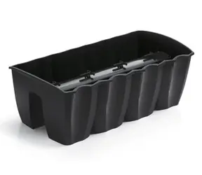 PROSPERPLAST CROWN antracit 58cm / Truhlík na zábradlí
