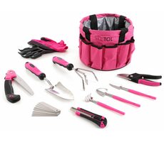 SIXTOL GARDEN PINK 10 / Sada zahradního nářadí / 10 ks