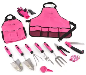 SIXTOL GARDEN PINK 12 / Sada zahradního nářadí / 12 ks