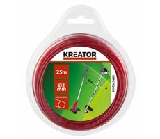 KREATOR KRTGTR2025 / Struna do sekaček / kulatá / průměr 2 mm / délka 25 m