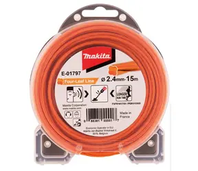 Makita E-01797 struna nylonová 2.4mm 15m oranžová