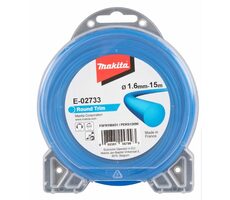 Makita E-02733 struna nylonová 1.6mm 15m modrá