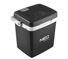 NEO TOOLS 63-152 / cestovní lednice 2 v 1 (chlazení i ohřev) / 26 litrů / 230V i 12V (do autozapalovače)
