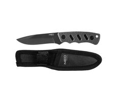NEO TOOLS 63-106 / Full-tang nůž / nerezová ocel / 165mm / 94mm / pogumovaná rukojeť / nylonové pouzdro