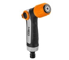 NEO TOOLS 15-707 oranžovo-černá / pistolový rozprašovač s regulací proudu / 2 funkce / ZAP/VYP palcem