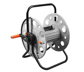 NEO TOOLS 15-790 šedo-černá / stojan pro zahradní hadici až 100m 1/2" nebo 30m 3/4"