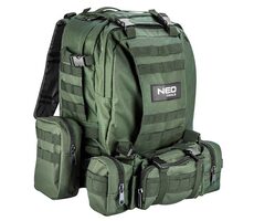 NEO TOOLS 84-326 / Outdoor batoh / zelený z polyesteru / objem 40L / vysoce odolný