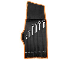 NEO TOOLS 09-370 / Sada očkoplochých klíčů / CrV ocel / praktický kufřík