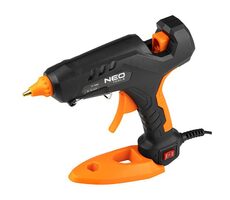 NEO TOOLS 17-100 / Sada tavicí pistole a 12 kusů tavných tyčinek 11mm / 60/100W / 3 chrániče na prsty