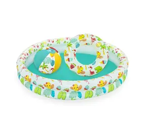 Bestway Nafukovací SET - bazén 112cm & plavací kruh 51cm & míč 41x15cm