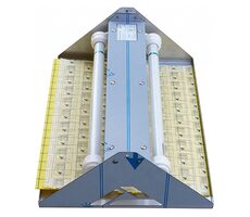 ORNO Elektrický lapač hmyzu a komárů stříbrná / 230 V / až 80 m2 / 2x15W / Format1 / IP65 / s lepicí plochou