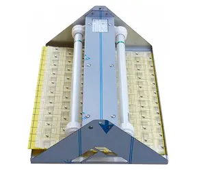 ORNO Elektrický lapač hmyzu a komárů stříbrná / 230 V / až 80 m2 / 2x15W / Format1 / IP65 / s lepicí plochou