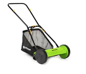 FIELDMANN FZR 1010 / Vřetenová sekačka / Záběr 40 cm / sečení 14 - 47 mm / 5 nožů / koš 27 l
