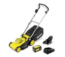 Kärcher LMO 3-18 Battery Set / Aku Sekačka na trávu / 18V / šířka záběru 34 cm / koš 35 l / 5.0 Ah