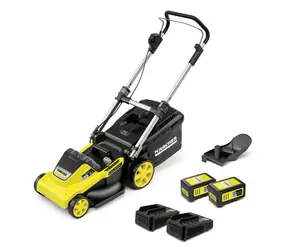 Kärcher LMO 5-18 Dual Battery Set / Aku Sekačka na trávu / 2x18V / šířka záběru 41 cm / koš 45 l / 2x 5.0 Ah