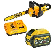DeWalt DCMCS575X1 / Aku řetězová pila / 54V XR Flexvolt / Délka lišty 50 cm / 1x 9.0 Ah