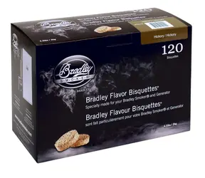 Bradley Smoker Hickory 120 ks - Brikety udící