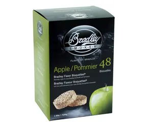 Bradley Smoker Jabloň 48 ks - Brikety udící