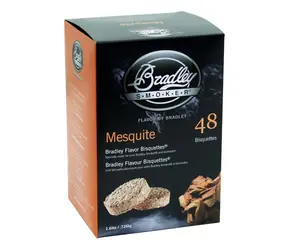 Bradley Smoker Mesquite 48 ks - Brikety udící