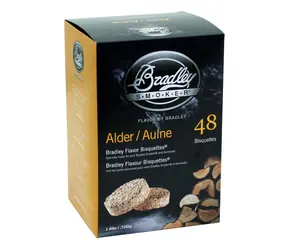 Bradley Smoker Olše 48 ks - Brikety udící