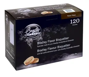 Bradley Smoker Pecan-Ořech 120 ks - Brikety udící
