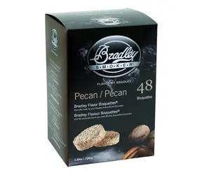 Bradley Smoker Pecan-Ořech 48 ks - Brikety udící