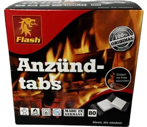 Flash Podpalovací parafínové tablety 80ks