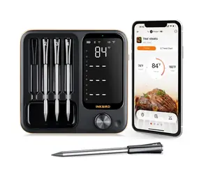 Inkbird BBQ bezdrátový teploměr se 4 sondami WiFi/100m & Bluetooth/100m