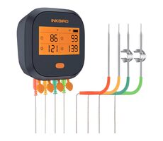 Inkbird BBQ teploměr se 4 sondami WiFi/50m