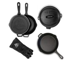 Pit Boss 6-dílná sada litinového nádobí
