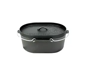 Valhal Outdoor Litinový oválný hrnec (Dutch oven) VH9L