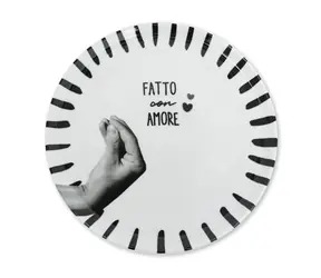 ZiiPa Talíř na pizzu 32,5cm Atina Carbon