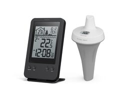 SENCOR SWS 6900 POOL Měřící stanice s bezdrátovým bazénovým senzorem / IPX7 / LCD Displej 