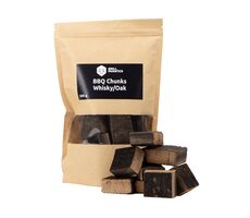 Grill Fanatics Whisky/Dub dřevěné kousky BBQ 500g